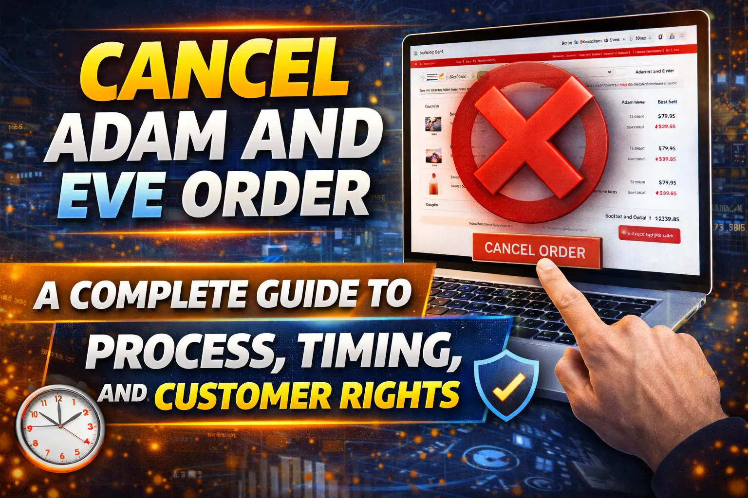 cancel adam and eve order