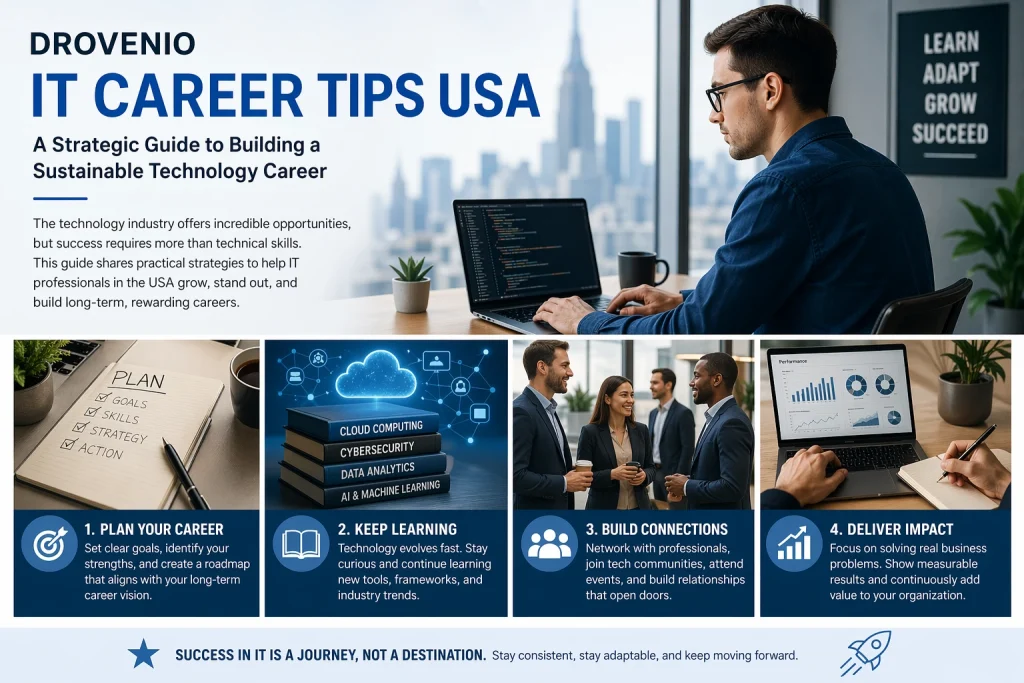 drovenio it career tips usa