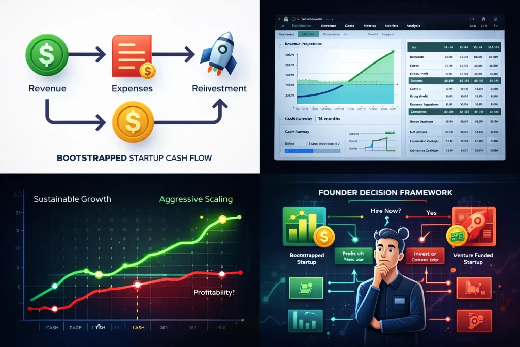 startup booted financial modeling